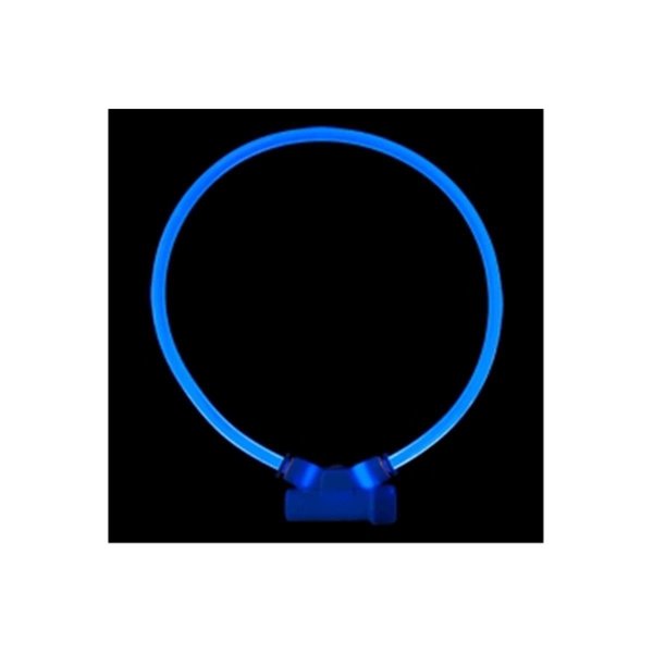 Petpath Lumitube Illuminated Dog Safety Collar, Bright Blue - Small To Medium PE2643745